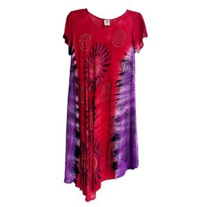 Asymmetrical Dress Swim Cover NWOT